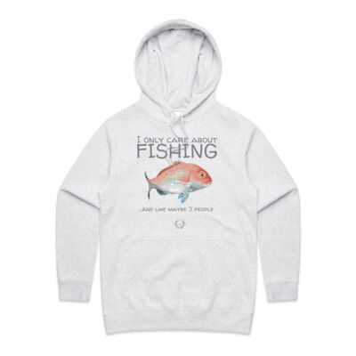 I Only Care About Fishing - AS Colour Womens Supply Hood Thumbnail