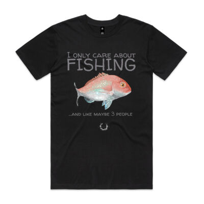 I Only Care About Fishing - AS Colour Mens Staple T shirt Thumbnail
