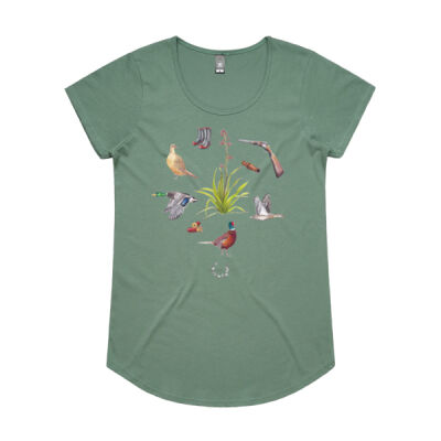 Duck Shooting For Me - AS Colour Womens Mali Tee Thumbnail