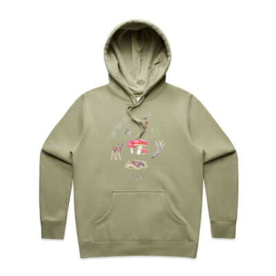 Deer Hunting Is The Life - AS Colour Womens Stencil Hood Thumbnail