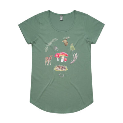 Deer Hunting Is The Life - AS Colour Womens Mali Tee Thumbnail