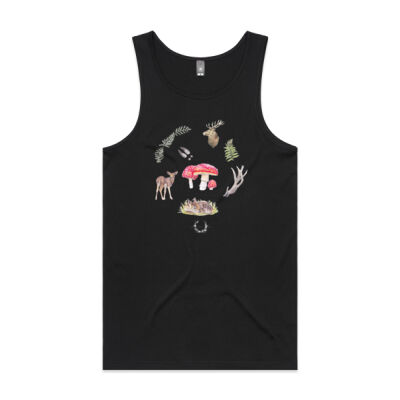 Deer Hunting Is The Life - AS Colour Mens Lowdown Singlet Thumbnail