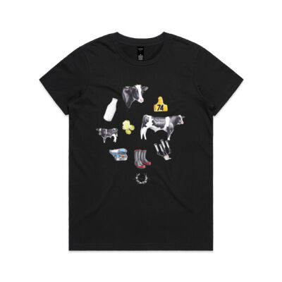 Dairy For Life - AS Colour Womens Maple Tee Thumbnail