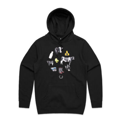 Dairy For Life - AS Colour Mens Stencil Hoodie Thumbnail