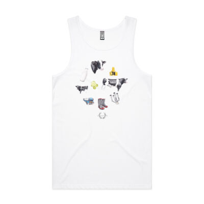 Dairy For Life - AS Colour Mens Lowdown Singlet Thumbnail