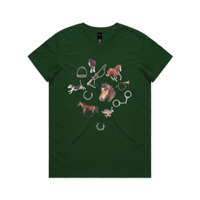 Horse & Hound - AS Colour Womens Maple Tee Thumbnail